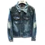 dsquared2 denim manteaux en jean classic retro blue